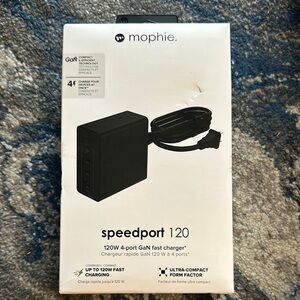 Mophie Speedport 120W GaN Fast Charger - Black